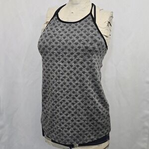 Rabbit SM Athletic Tank Top Multi Strap Pattern Running CA Made BORN TO RUN FREE